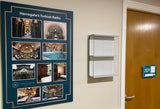 Vision 180 memory box newly installed in a care home next to a destination point graphic display panel