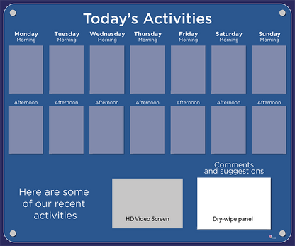 Activities Calendar - Premium 14 pocket design