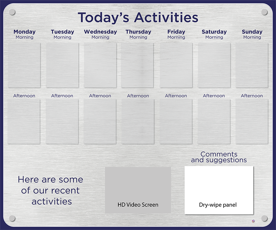 Activities Calendar - Premium 14 pocket design