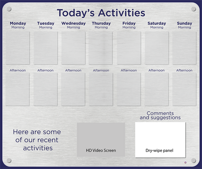 Activities Calendar - Premium 14 pocket design