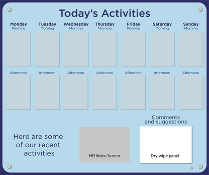 Activities Calendar - Premium 14 pocket design