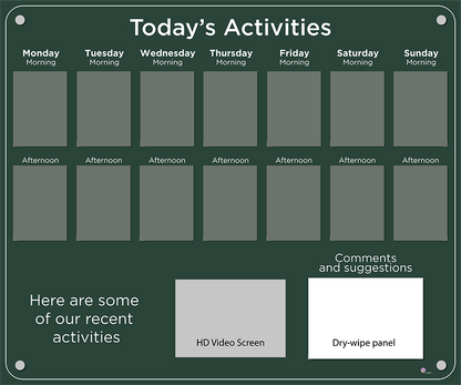 Activities Calendar - Premium 14 pocket design