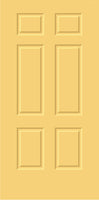 Door Decor / Door-cals - 6 panel design, Personalisation, The Care Home Designer