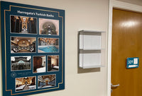 Vision 180 memory box newly installed in a care home next to a destination point graphic display panel