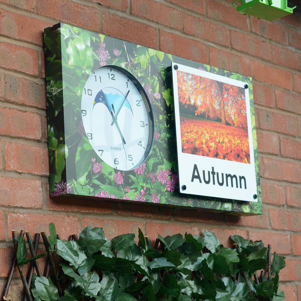 Garden Orientation Clock for sensory dementia gardens