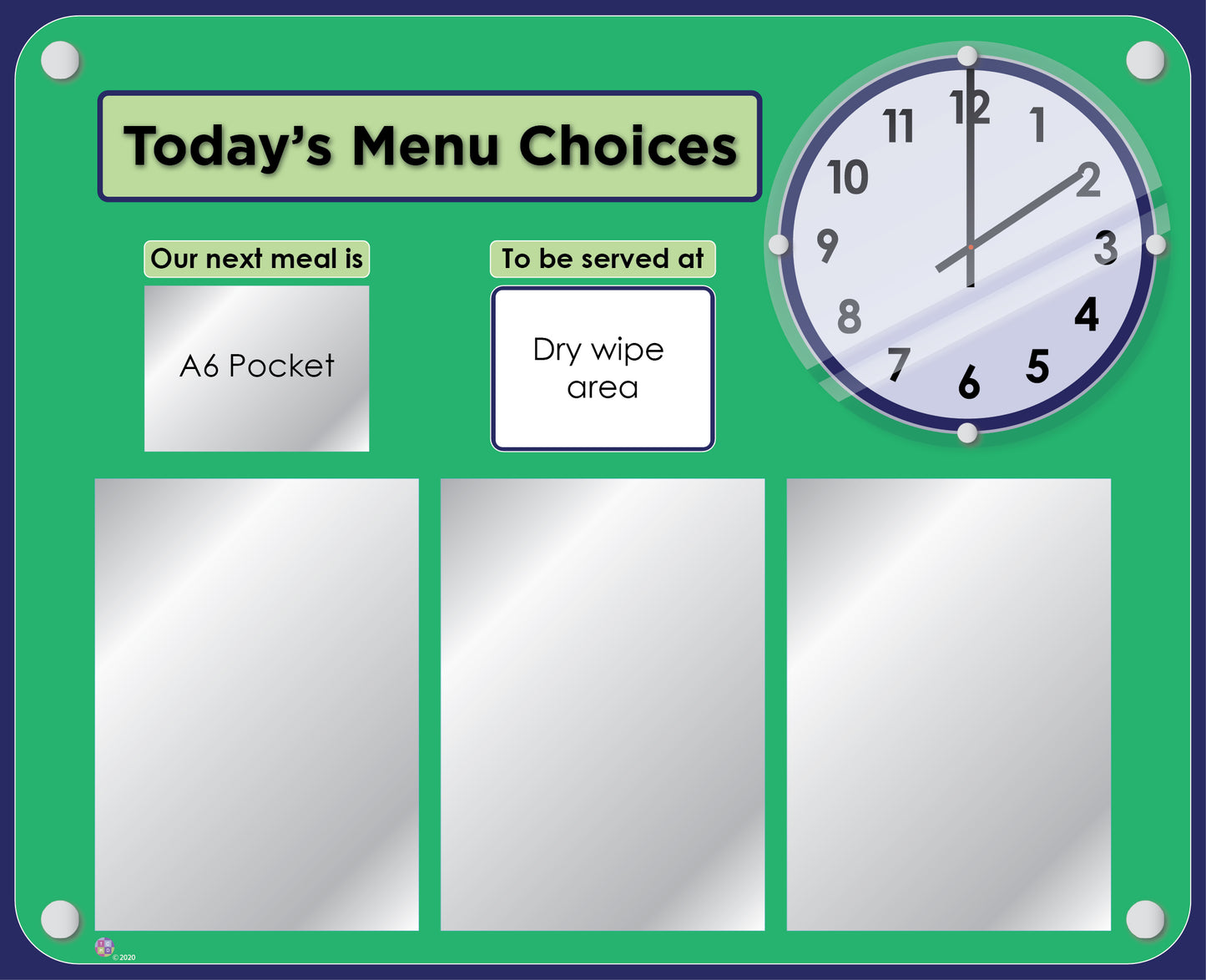 Pictorial Menu Display Board Timetable for Dementia Care Dining Rooms ...