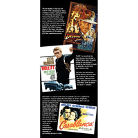 Reminiscence display artwork for care homes with dementia, depicting some of our favourite movies, actors and actresses featured in Indiana Jones, Bullitt and Casablanca