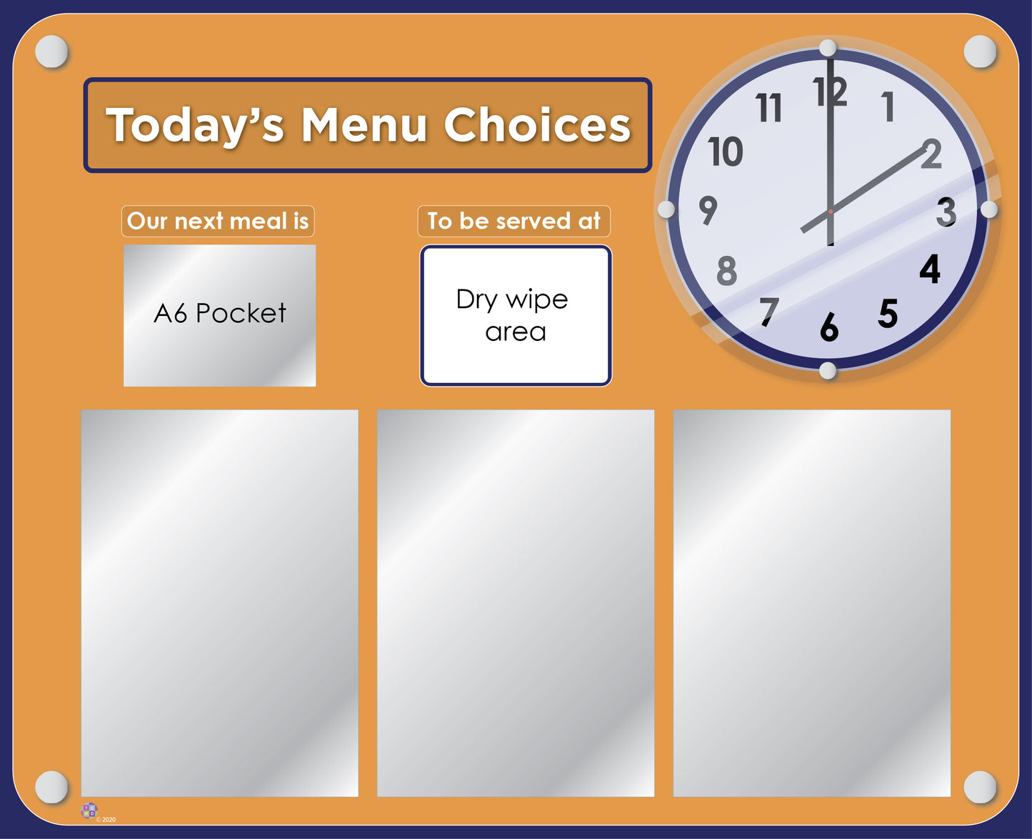 Menu display boards